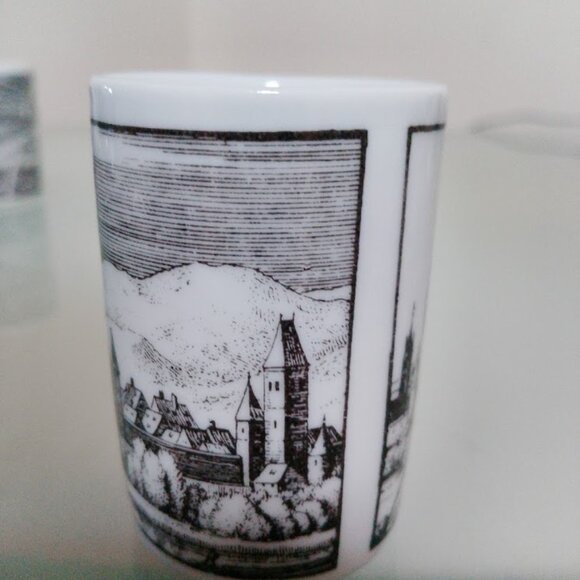 Altenkunstadt Porcelain set of 6 German shot glasses - VINTAGE - Picture 10 of 15